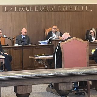 Il vicebrigadiere della GdF, Michele D'Andrea durante la sua deposizione