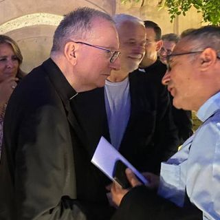Il cardinale Parolin incontra don Mercuri Giovinazzo
