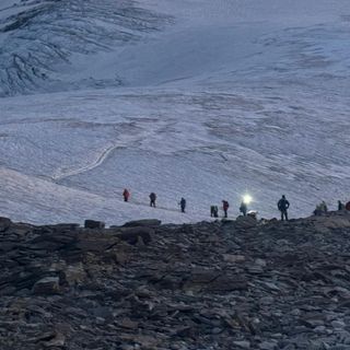 Le guide del Sav intervenute in soccorso dell'alpinista