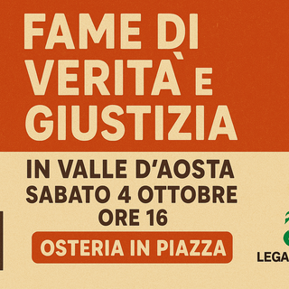 Ad Aosta 'Osteria in piazza' di Libera: menù indigesto di crimini e illegalità