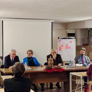 Da sn Giovanni Donati, Mariagrazia Vacchina, Lorenzo Pasquariello e Alessandro Fusaro