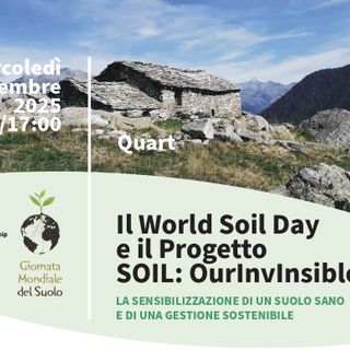 Giornata Mondiale del Suolo, a Quart incontro per valorizzare risorsa essenziale