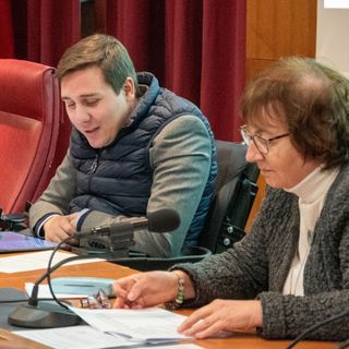 L'assessore Leonardo Lotto e la dirigente della Struttura politiche educative, Lucia Hugonin