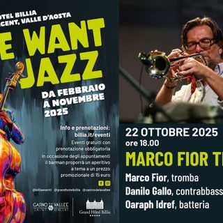 Con 'Ellis in Wonderland' al Grand Hotel Billia torna We Want Jazz