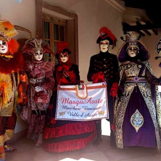 Il gruppo di MasquAoste in trasferta in terra sarda