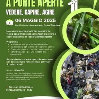 A Pontey 'Merceologica vetro a porte aperte'