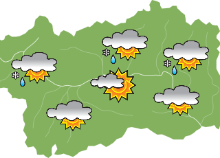 Più sole che nubi nel fine settimana sulla Valle