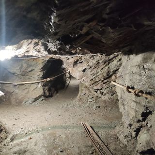Uno scorcio delle miniere di rame di Ollomont