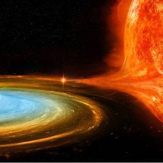 Rappresentazione artistica di una nova. Credit: NASA/CXC/M. Weiss