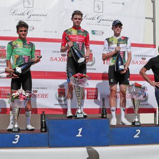 Ciclismo: Filippo Agostinacchio sul podio alla Freccia dei Vini