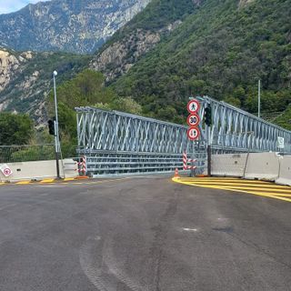 Apre venerdì 26 settembre il ponte provvisorio sulla Dora tra Bard e Hône