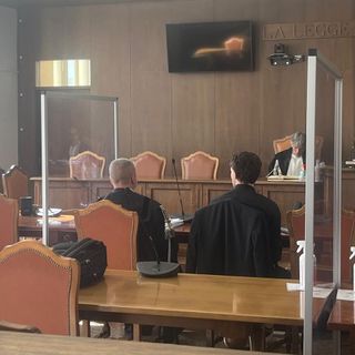 Un momento del dibattimento