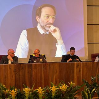 Il tavolo tecnico durante la riunione di questa mattina