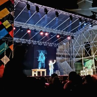 Il recital 'Appartenere' di Roberto Saviano al Forte di Bard
