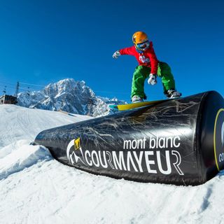Snowboard, a Mariotti e Colombo lo Slope style di Courmayeur