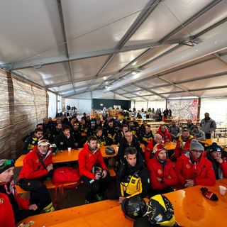 Soccorso alpino valdostano pronto per la CdM (cliccare sull'immagine per avviare la gallery)