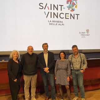 Da sn Laura Agostino, Arnaldo Tranti, Francesco Favre, Francesca Bellotti e Franz Rossi