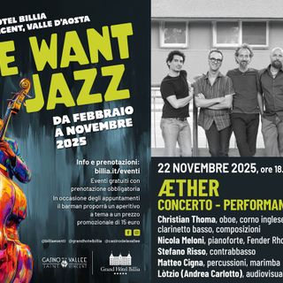 Tra cielo e terra, fuoco e aria: 'ÆTHER' conclude We Want Jazz 2025 al Billia