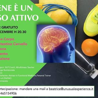 Stare bene è un processo attivo; 'salutare' webinar di Beatrice Raso