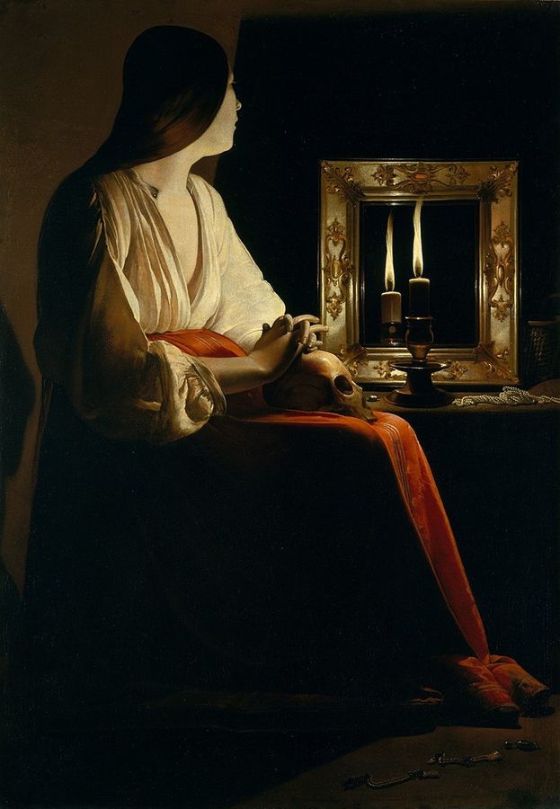 'Maddalena penitente', 1640- Georges de La Tour (1593-1652) 'Maddalena penitente', 1640- Georges de La Tour (1593-1652)