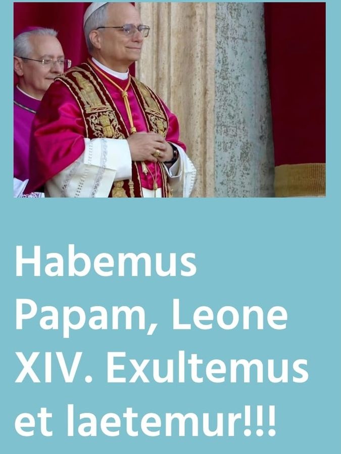 'Accogliamo l'invito di Papa Leone XIV, costruiamo ponti invece di alzare muri!' 'Accogliamo l'invito di Papa Leone XIV, costruiamo ponti invece di alzare muri!'