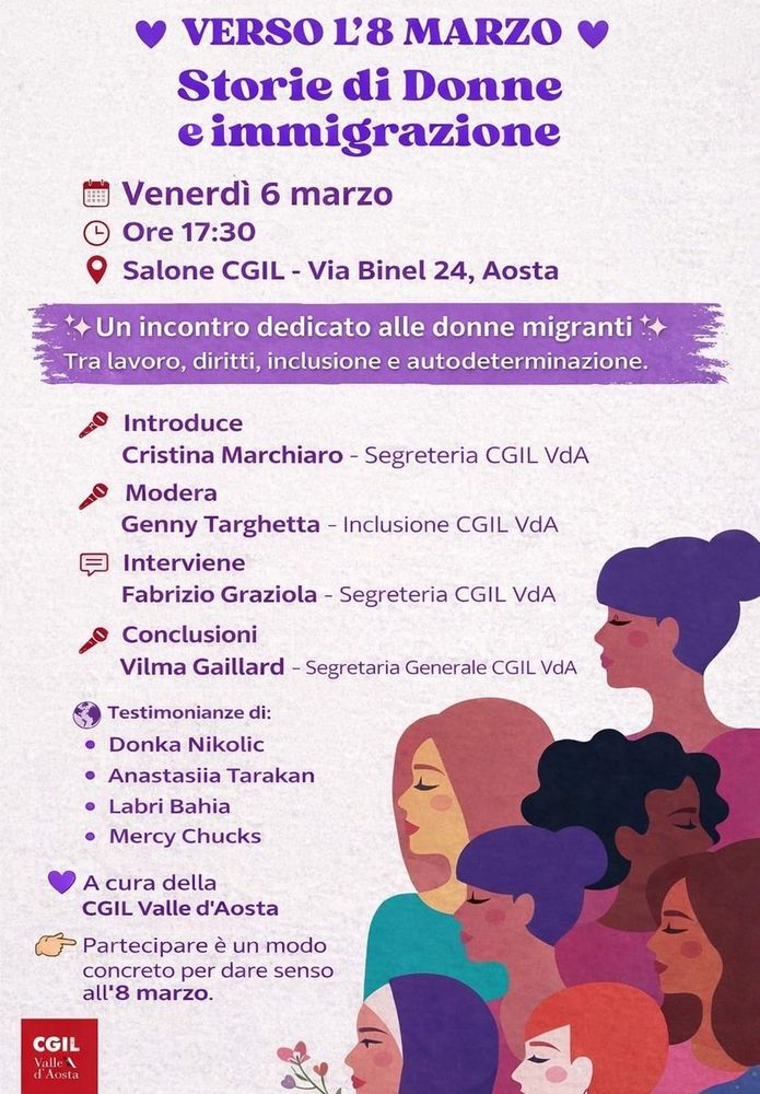 Verso l’8 Marzo, una serata dedicata a 'Storie di Donne e Immigrazione'