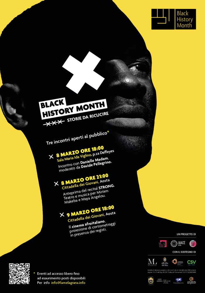 Arriva ad Aosta Black History Month - Storie da ricucire Arriva ad Aosta Black History Month - Storie da ricucire