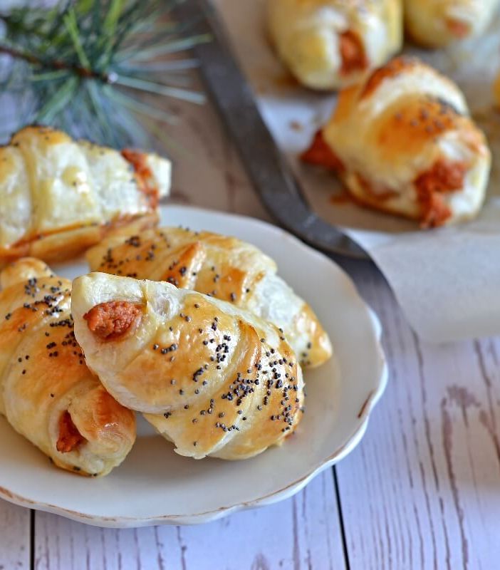 La Pagina del Goloso e i mini croissants salati ripieni di pomodori secchi