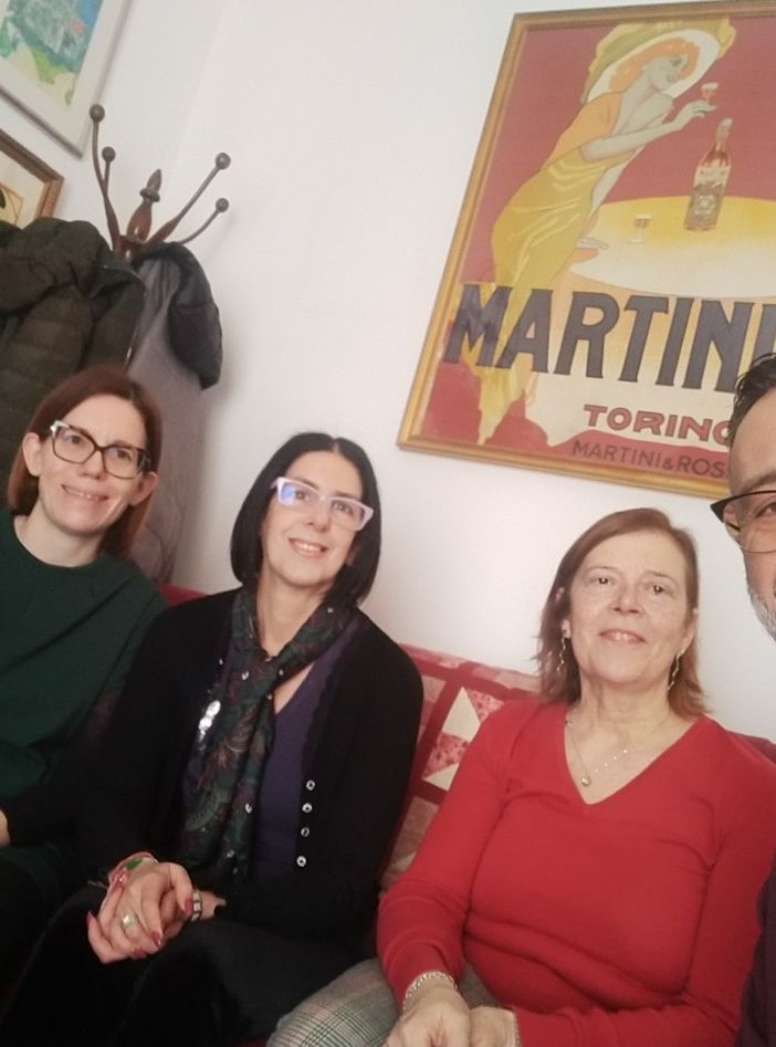 Da dx il presidente Manuele Amateis, la segretaria Patrizia Marcoz, la consigliera Stefania Magro e la vicepresidente Francesca Rizzo