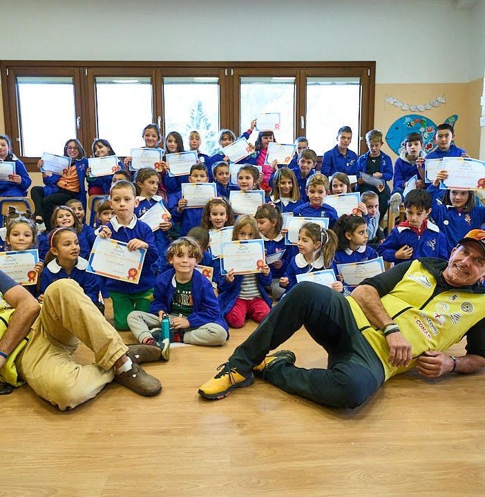 'Alpinisti InSuperAbili' con i bambini di Valtournenche