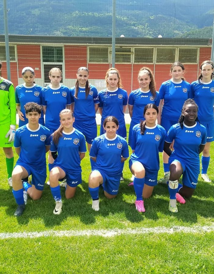Calcio: Under 15 f, l'Aosta 511 di mister Filippone fa a pezzi anche il Cit Turin