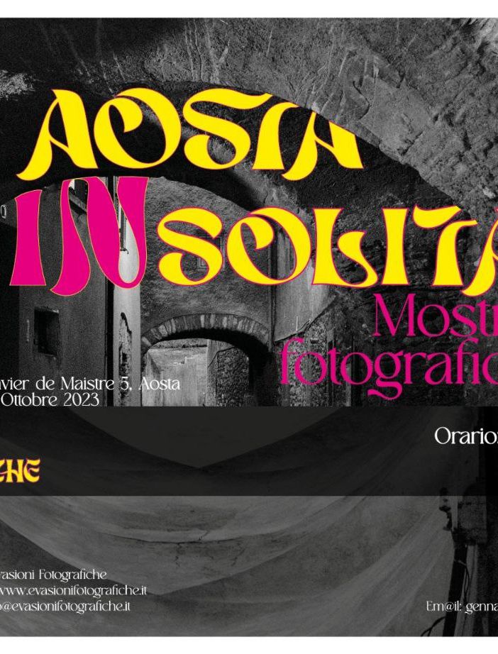 Le fotografie di 'Aosta Insolita' alla Saletta d'arte in via De Maistre