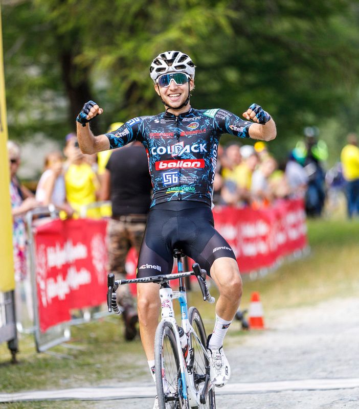 Ciclismo: Giro della Valle, Sergio Meris re di tappa a Fenis