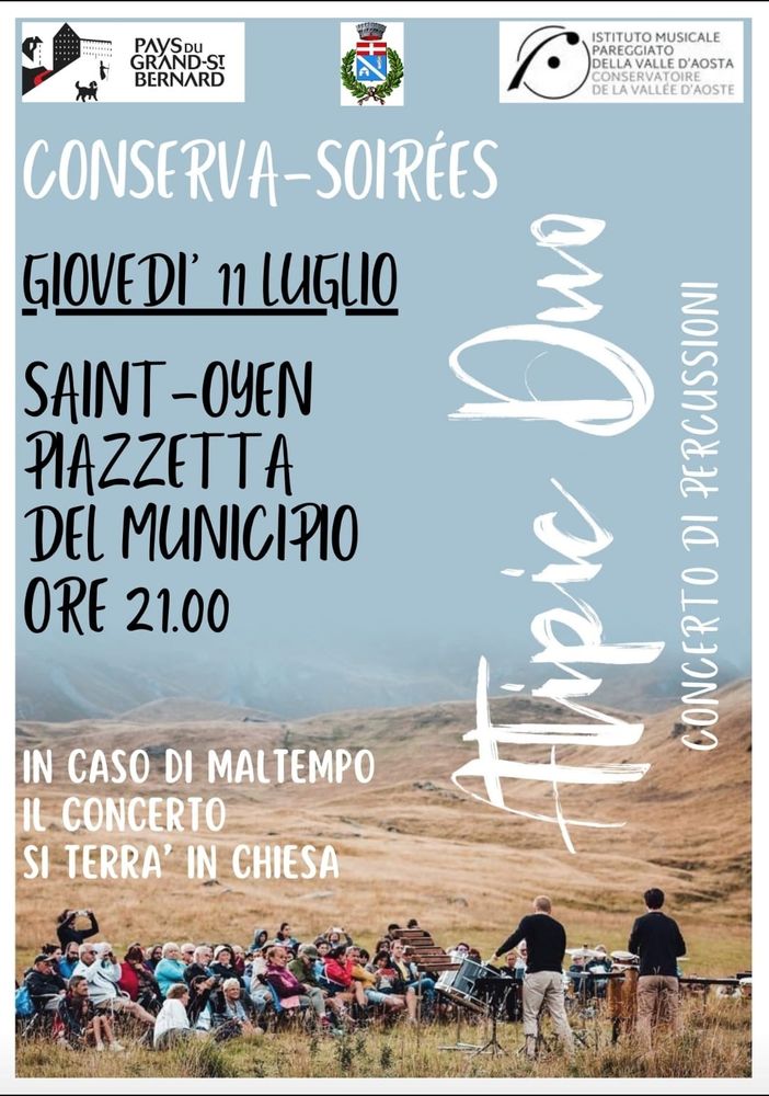 Les Jeudis du Conservatoire: il 23 maggio c'è il concerto di 'Atipic Duo'