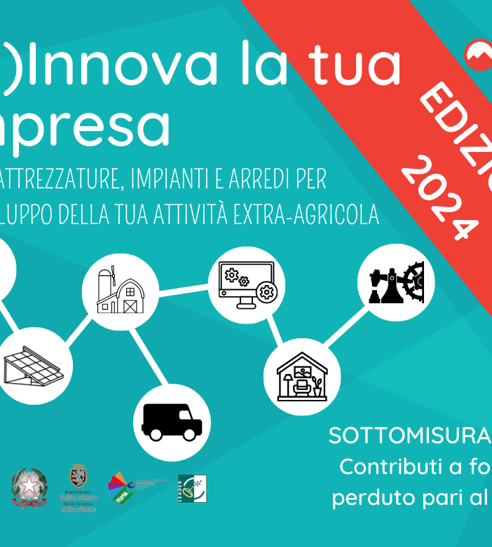 '(R)Innova la tua impresa', nuova edizione del bando dedicato alle aziende valdostane