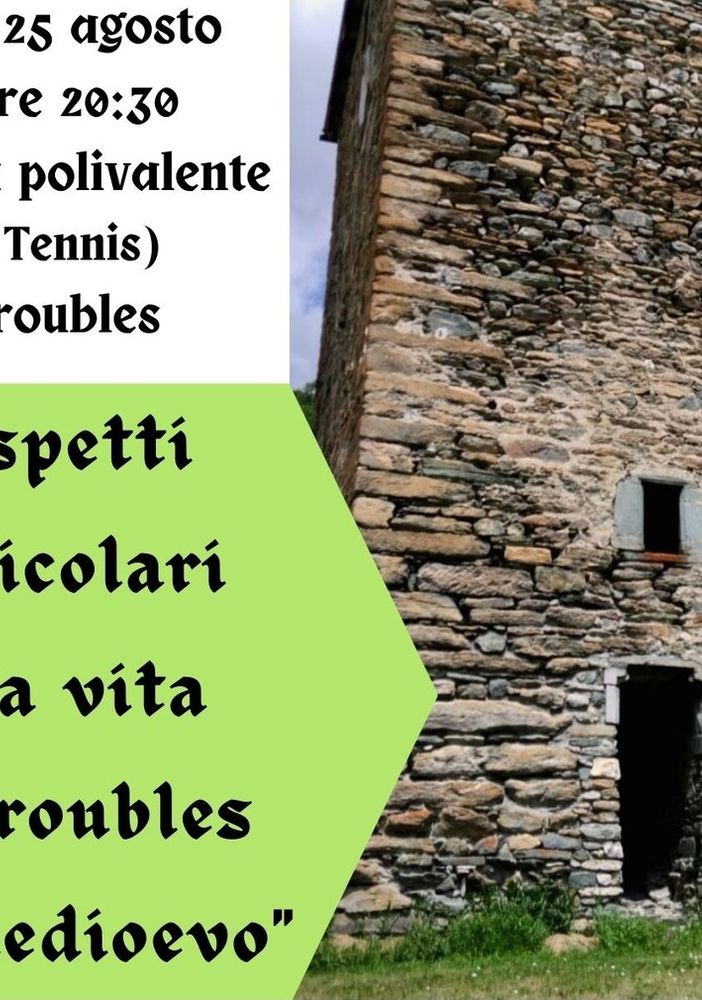Lo storico Ezio Gerbore racconta la vita di Etroubles nel Medioevo