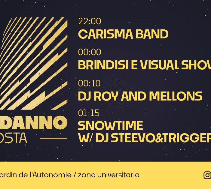 Aosta accoglierà il 2025 in musica con una festa-evento nel Jardin de l’Autonomie
