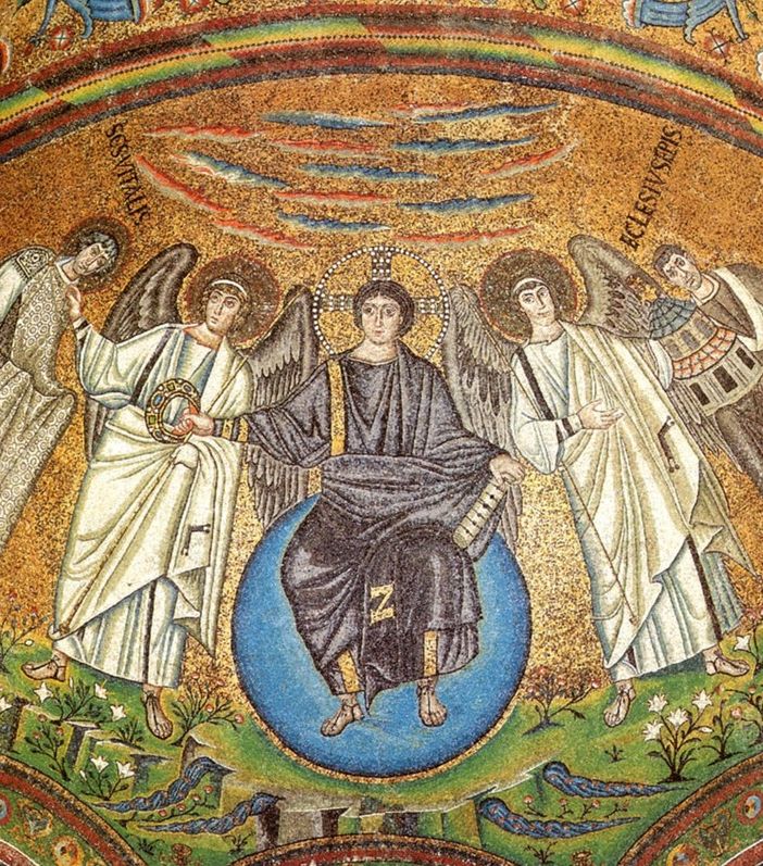 Il Cristo Pantocratore, VI secolo; Basilica di San Vitale a Ravenna