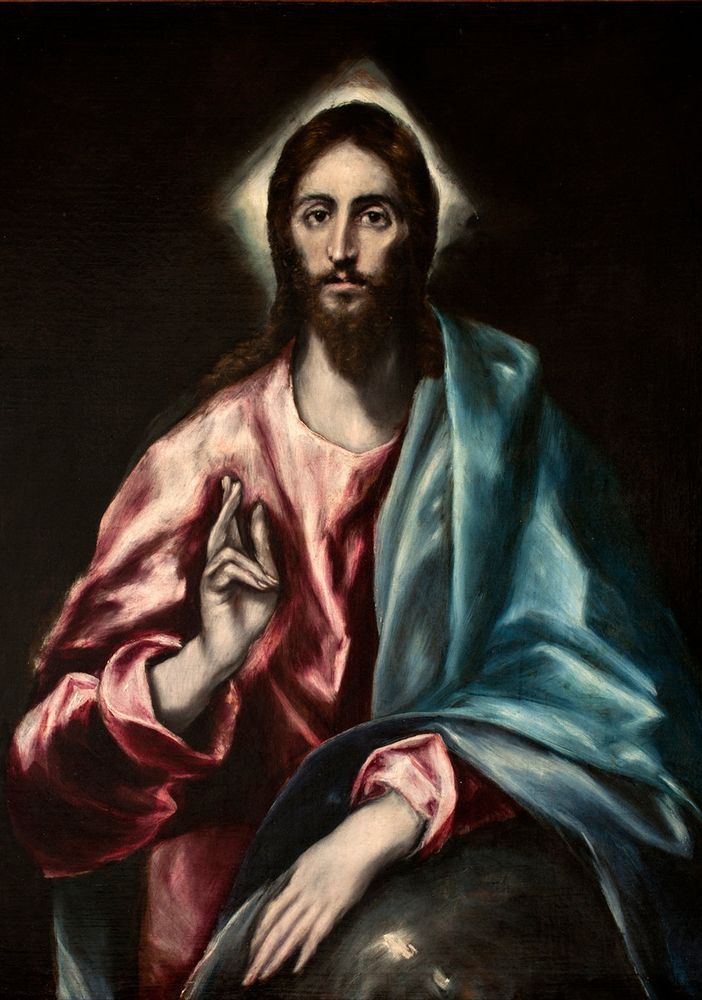 Con il 'Cristo come Salvatore' di El Greco la redazione augura a tutti Buona Pasqua