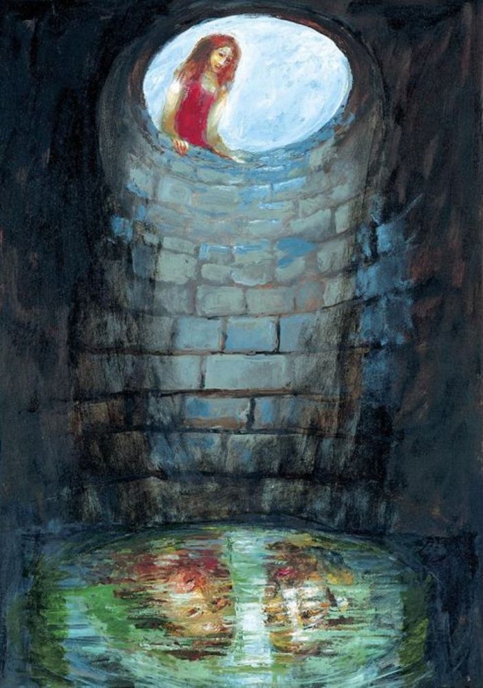 Lettura d'arte; 'Donna al pozzo di Giacobbe', 1990 - Sieger Köder