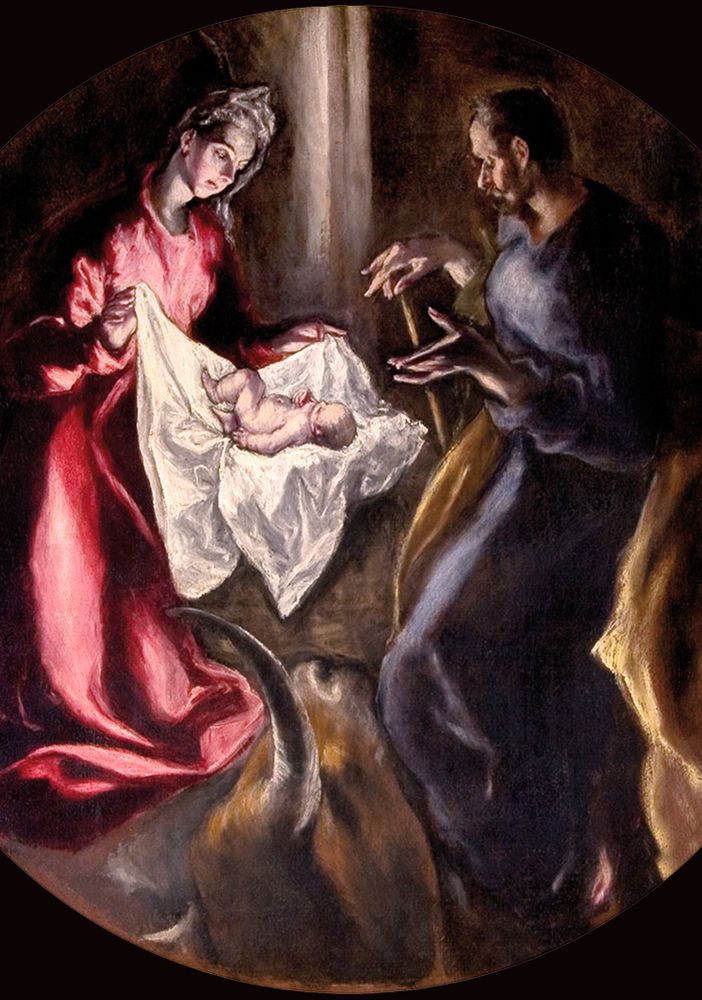 'Natività', 1603-1605 di El Greco (1541-1614)
