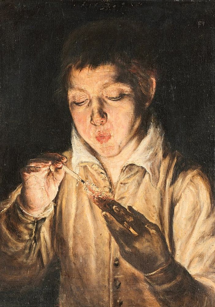 'El soplón', 1571-1572- El Greco (1541-1614)