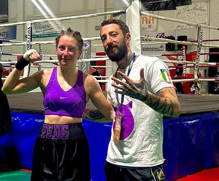 Federica Macrì con Luca De Carolis