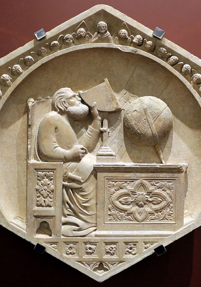 Campanile di Giotto, 'Formella dell’astronomia', 1337-1341