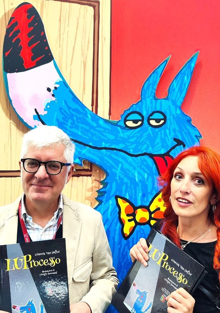 Da dx Ginevra Van Deflor e Giorgio Sommacal