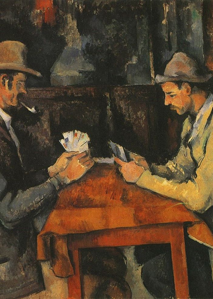 'Giocatori di carte', 1892-1895;  Paul Cézanne (1839-1906)