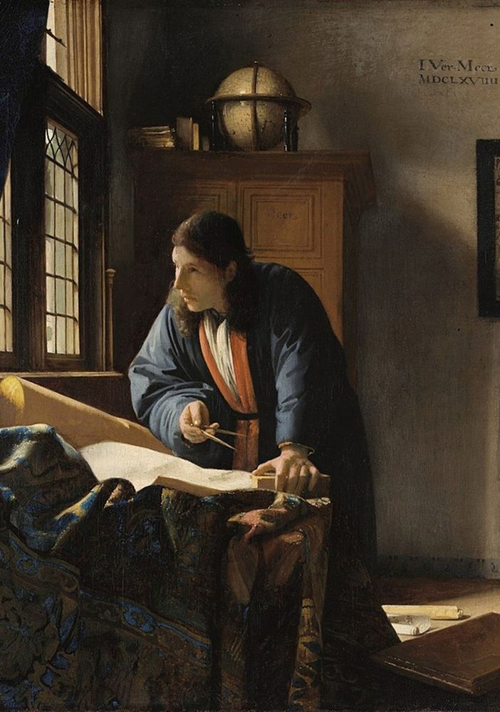 'Il geografo' (1668-1669) - Jan Vermeer