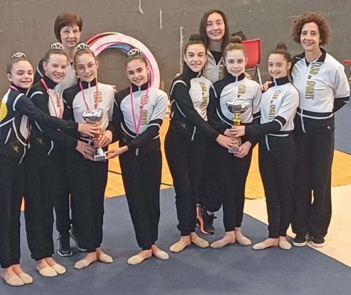 Ritmica: Club des Sports quattro volte sul podio a Candelo