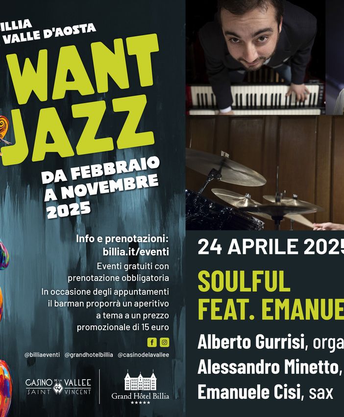 We Want Jazz: sul palco del G.H. Billia 'Soulful feat. Emanuele Cisi'
