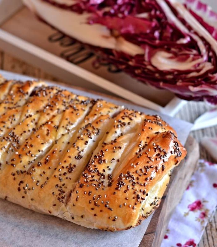La Pagina del Goloso e lo Strudel salato al radicchio